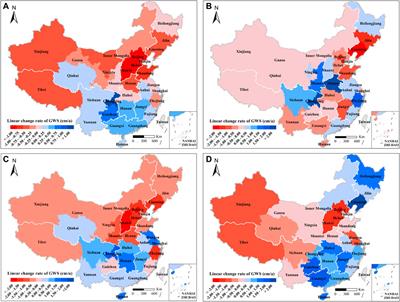 Spatial variation in groundwater depletion across China under multiple stresses
